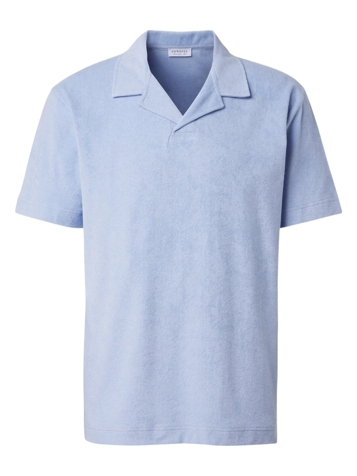 Cotton terry polo shirt