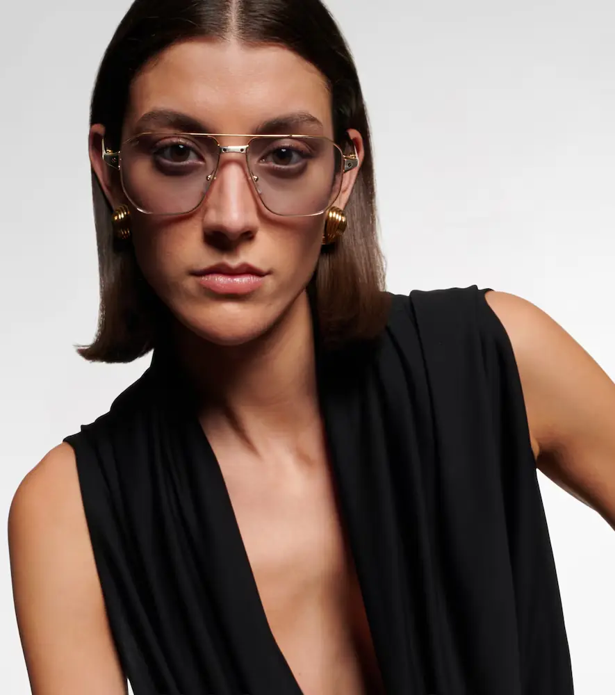 Cartier Eyewear Collection Santos De Cartier aviator sunglasses | Thumbnail 4 Cartier Eyewear Collection Santos De Cartier aviator sunglasses | Thumbnail 4