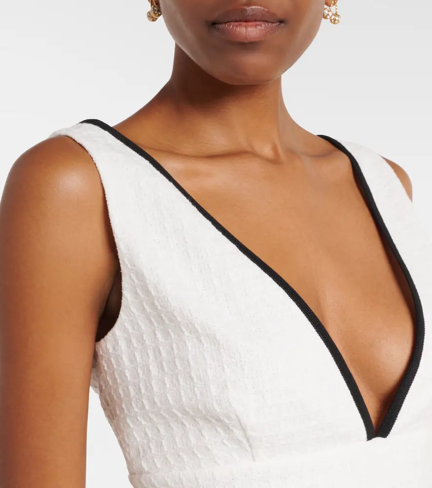 Valentino Garavani Cotton tweed crop top | Thumbnail 6 Valentino Garavani Cotton tweed crop top | Thumbnail 6