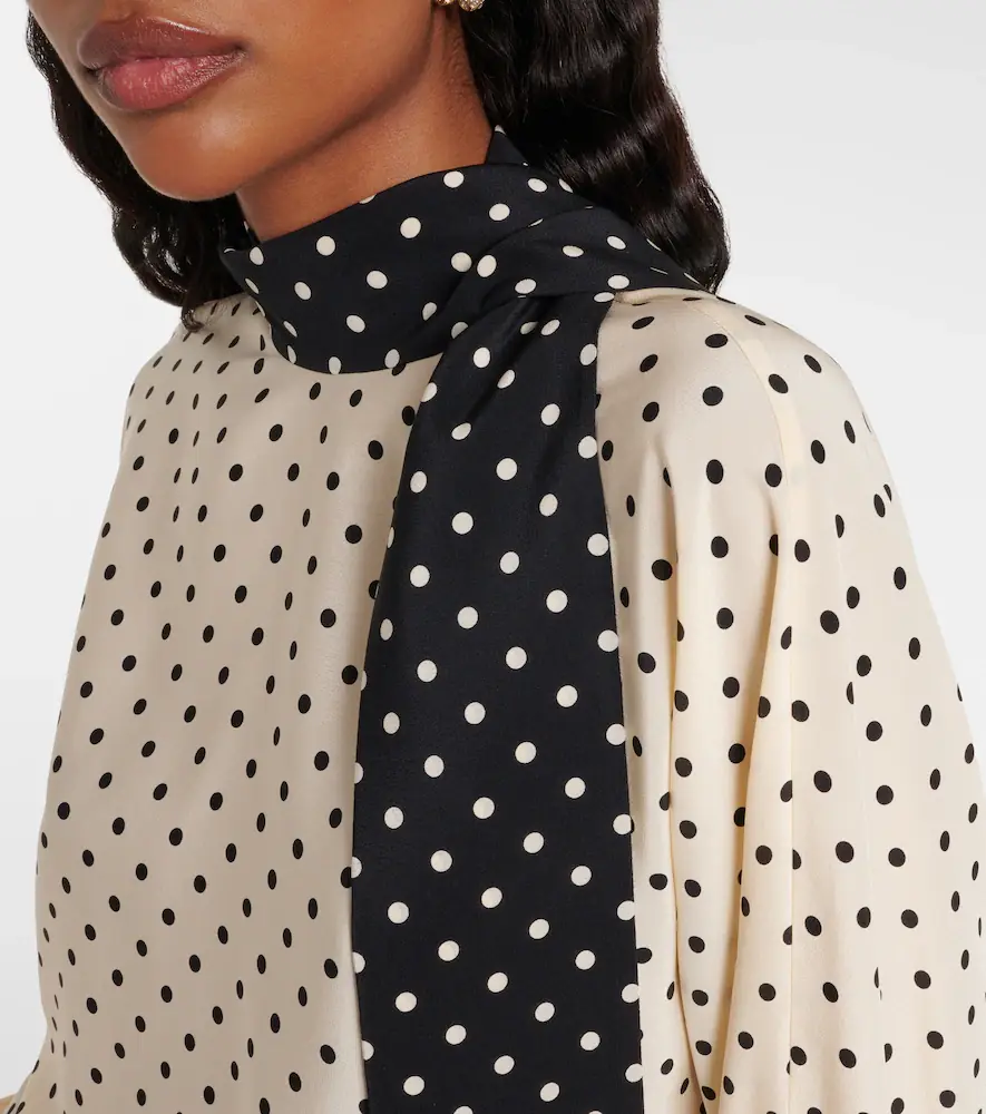 Valentino Garavani Plusdepois silk crêpe de chine blouse | Thumbnail 2 Valentino Garavani Plusdepois silk crêpe de chine blouse | Thumbnail 2