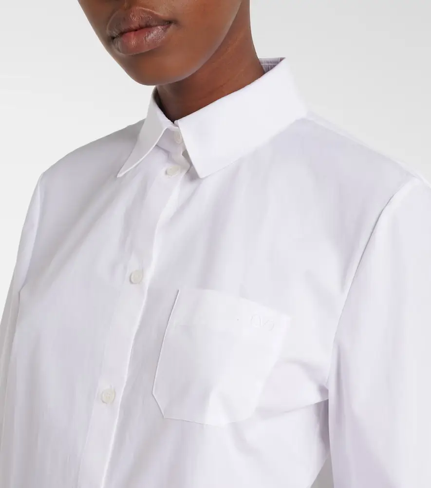 Valentino Garavani Bow-detail cotton poplin shirt | Thumbnail 2 Valentino Garavani Bow-detail cotton poplin shirt | Thumbnail 2