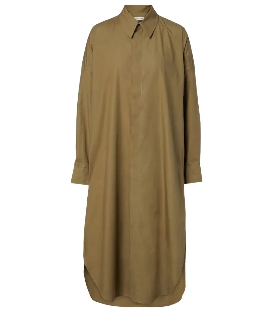 The Frankie Shop Bloom cotton poplin shirt dress | Image 1 The Frankie Shop Bloom cotton poplin shirt dress | Image 1