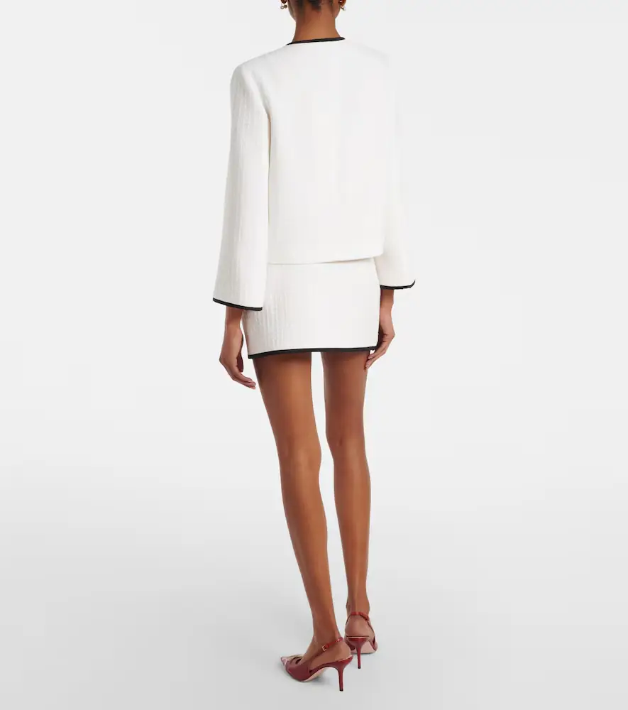 Valentino Garavani Cotton tweed miniskirt | Thumbnail 4 Valentino Garavani Cotton tweed miniskirt | Thumbnail 4