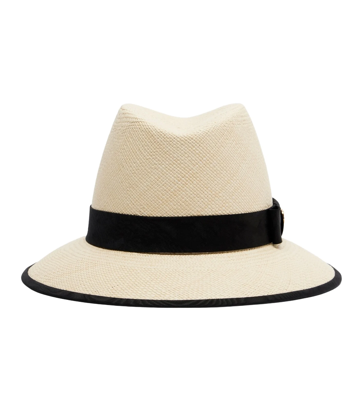 VLogo straw Panama hat VLogo straw Panama hat