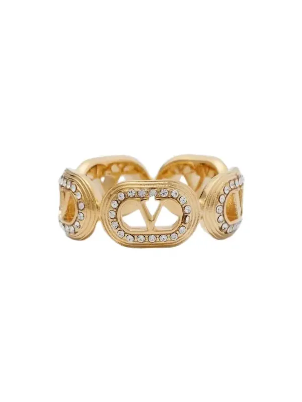 Ovalette Swarovski-embellished ring