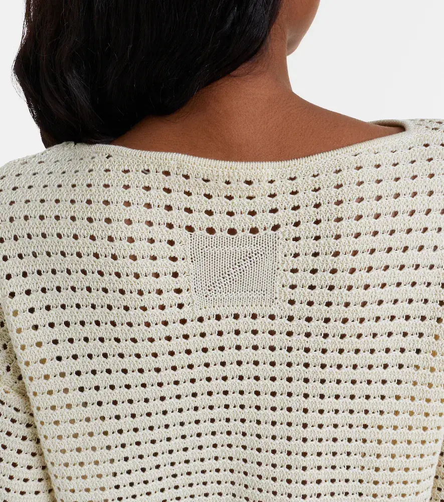 Zimmermann Indra crochet fringed cotton minidress | Thumbnail 2
