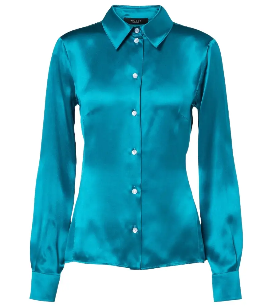 Gucci Silk satin shirt | Image 1 Gucci Silk satin shirt | Image 1