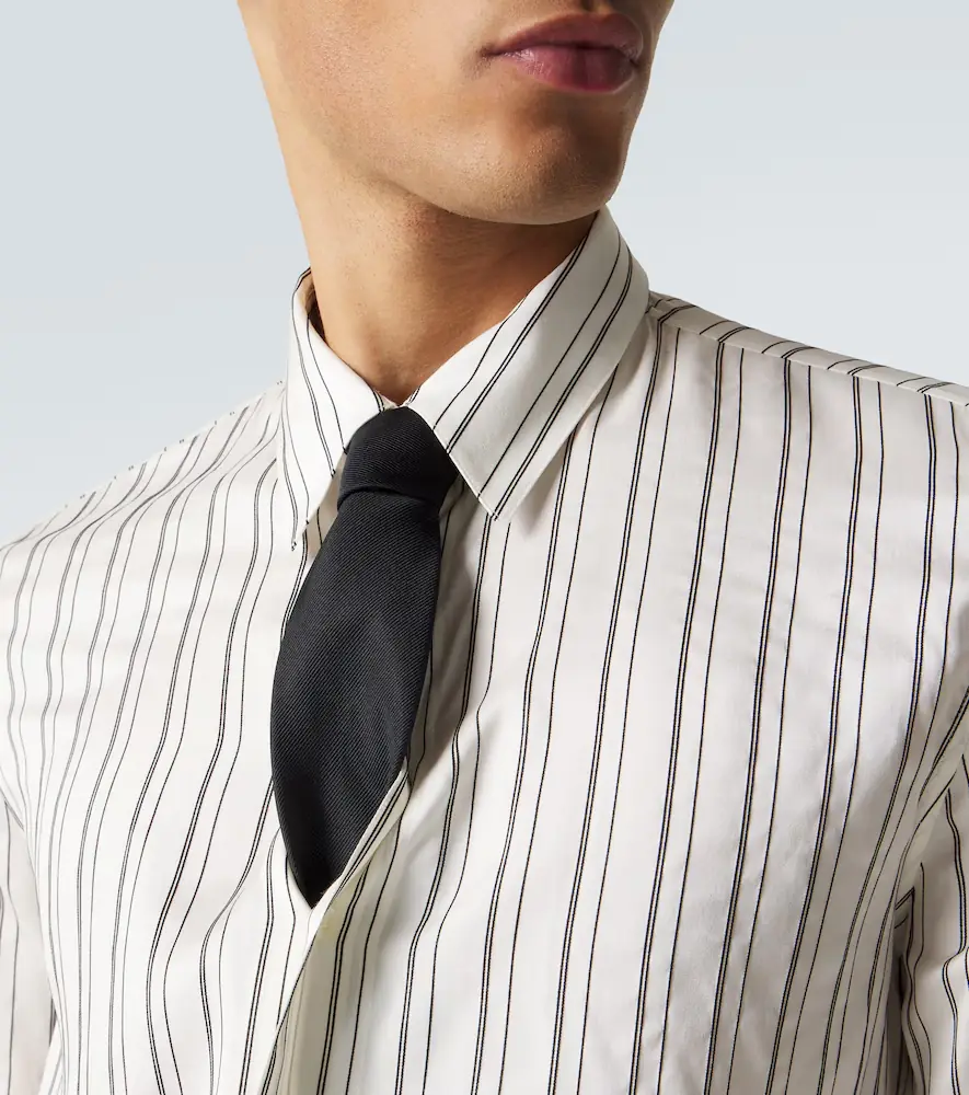 Saint Laurent Striped silk shirt | Thumbnail 2