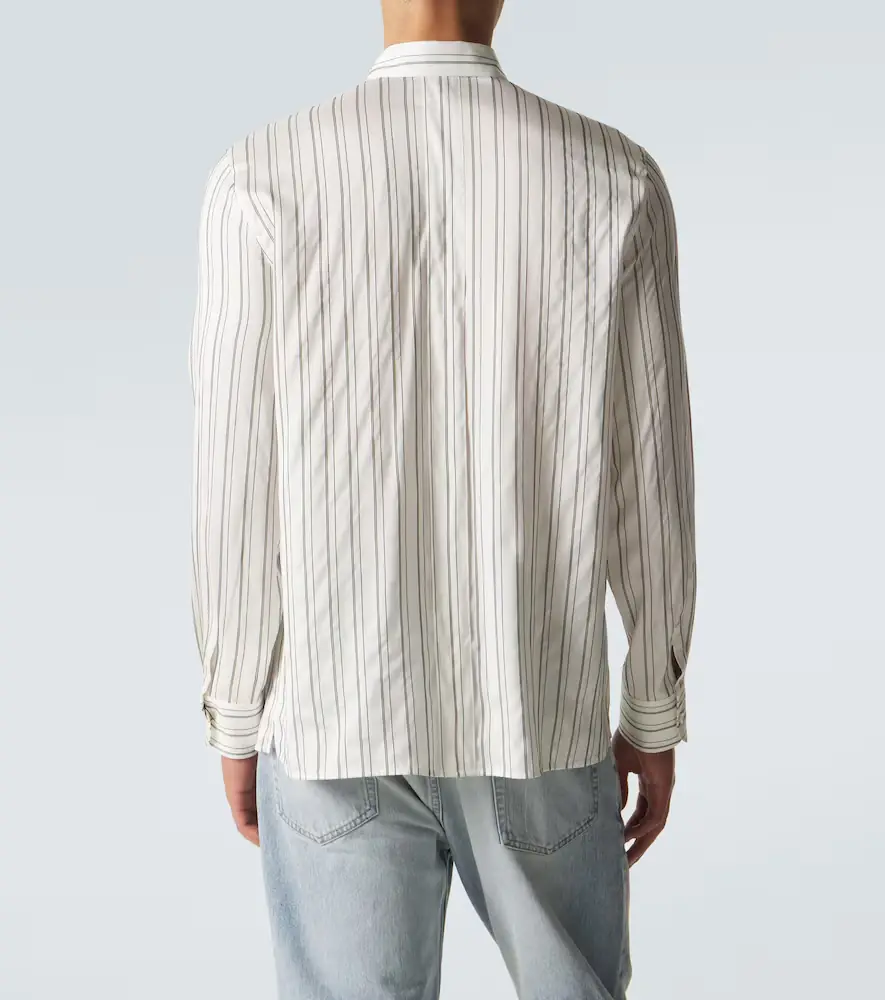 Saint Laurent Striped silk shirt | Thumbnail 3