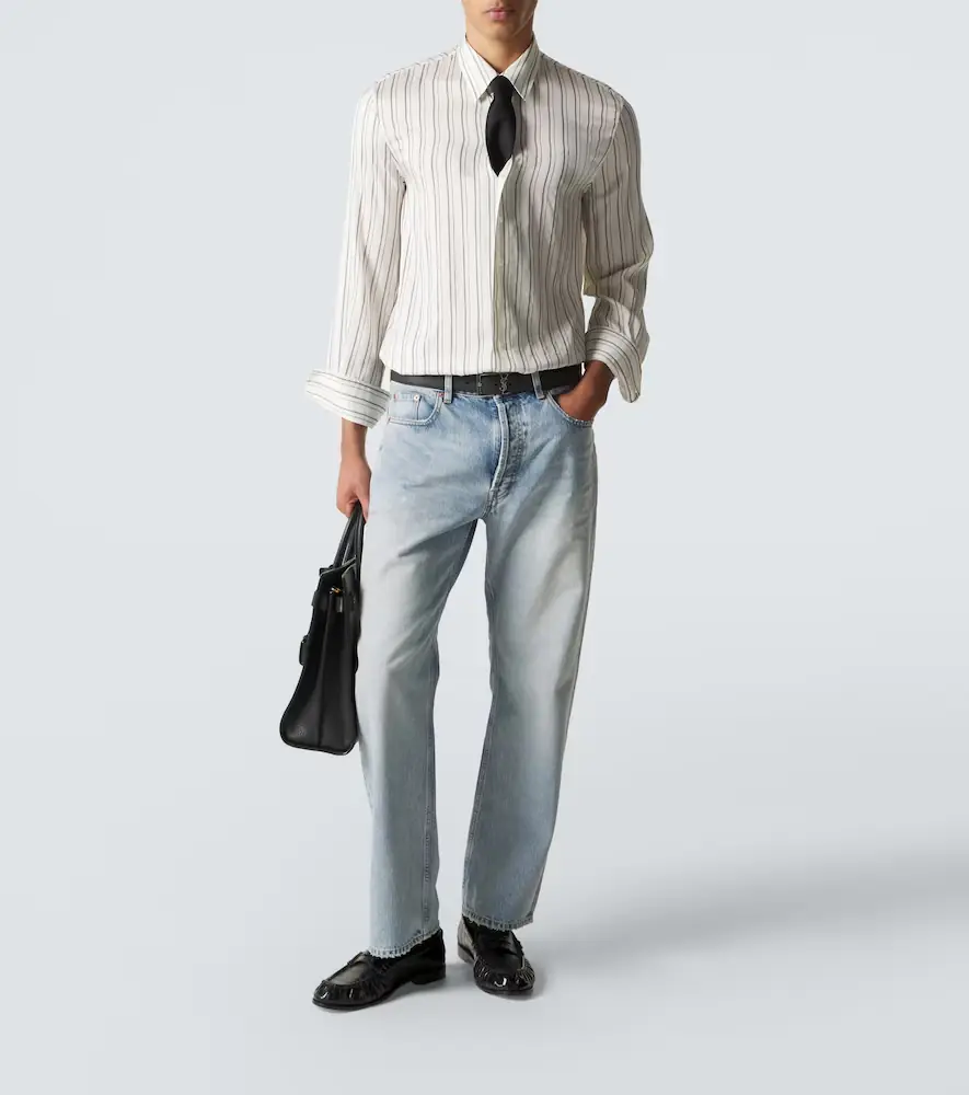 Saint Laurent Striped silk shirt | Thumbnail 5