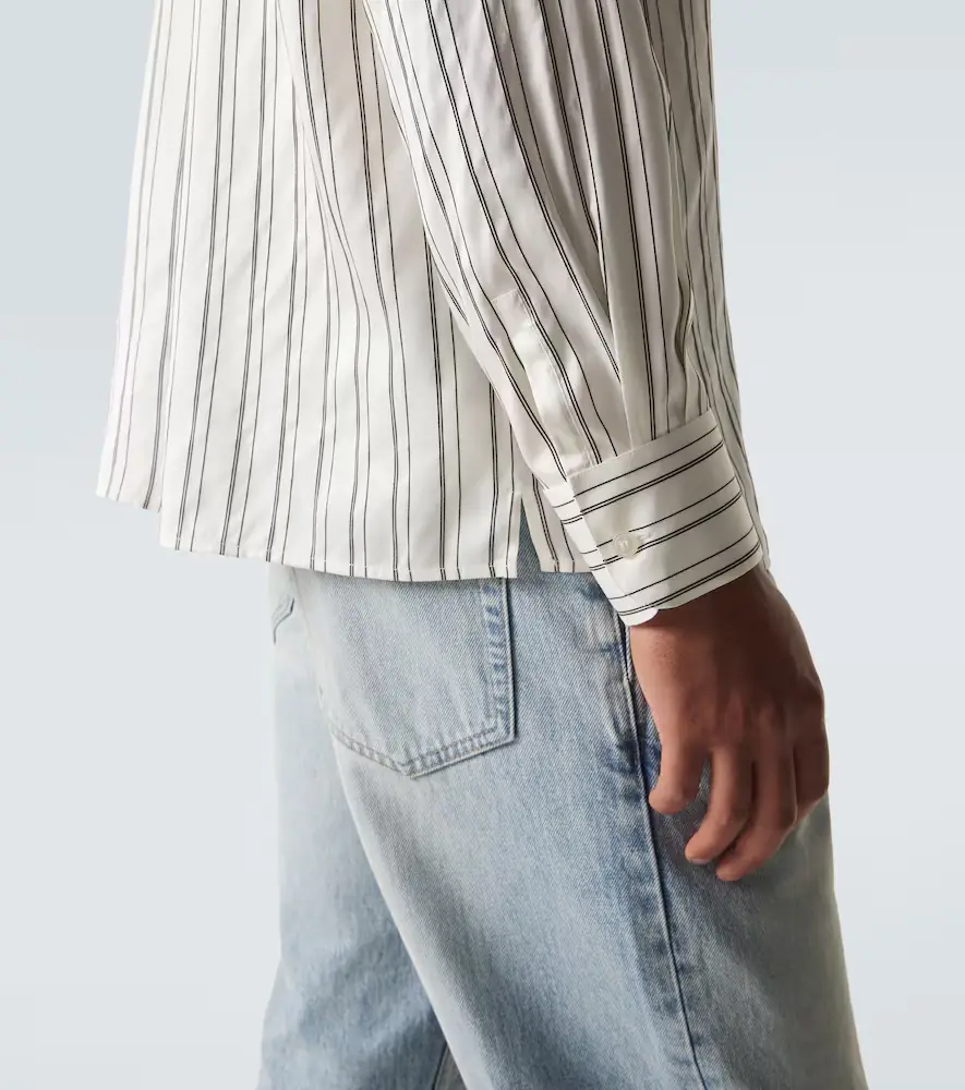 Saint Laurent Striped silk shirt | Thumbnail 6