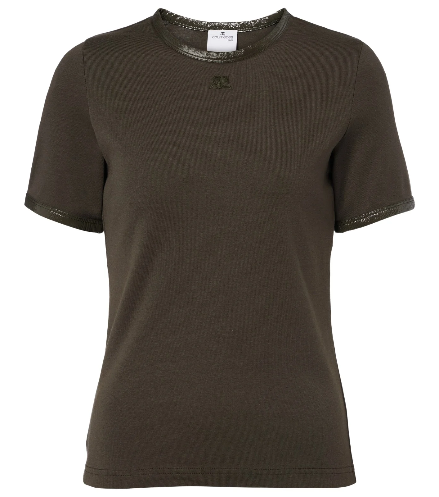 Courrèges Logo cotton-blend T-shirt