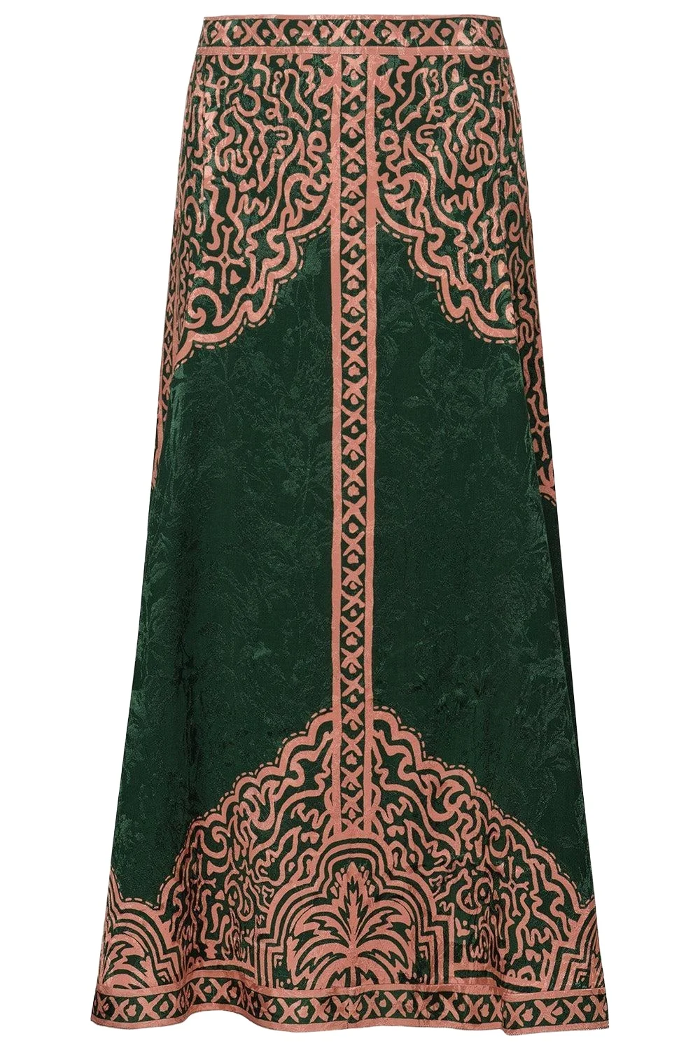 Encanto De Isla Ankle Skirt - Green Salmon Encanto De Isla Ankle Skirt - Green Salmon