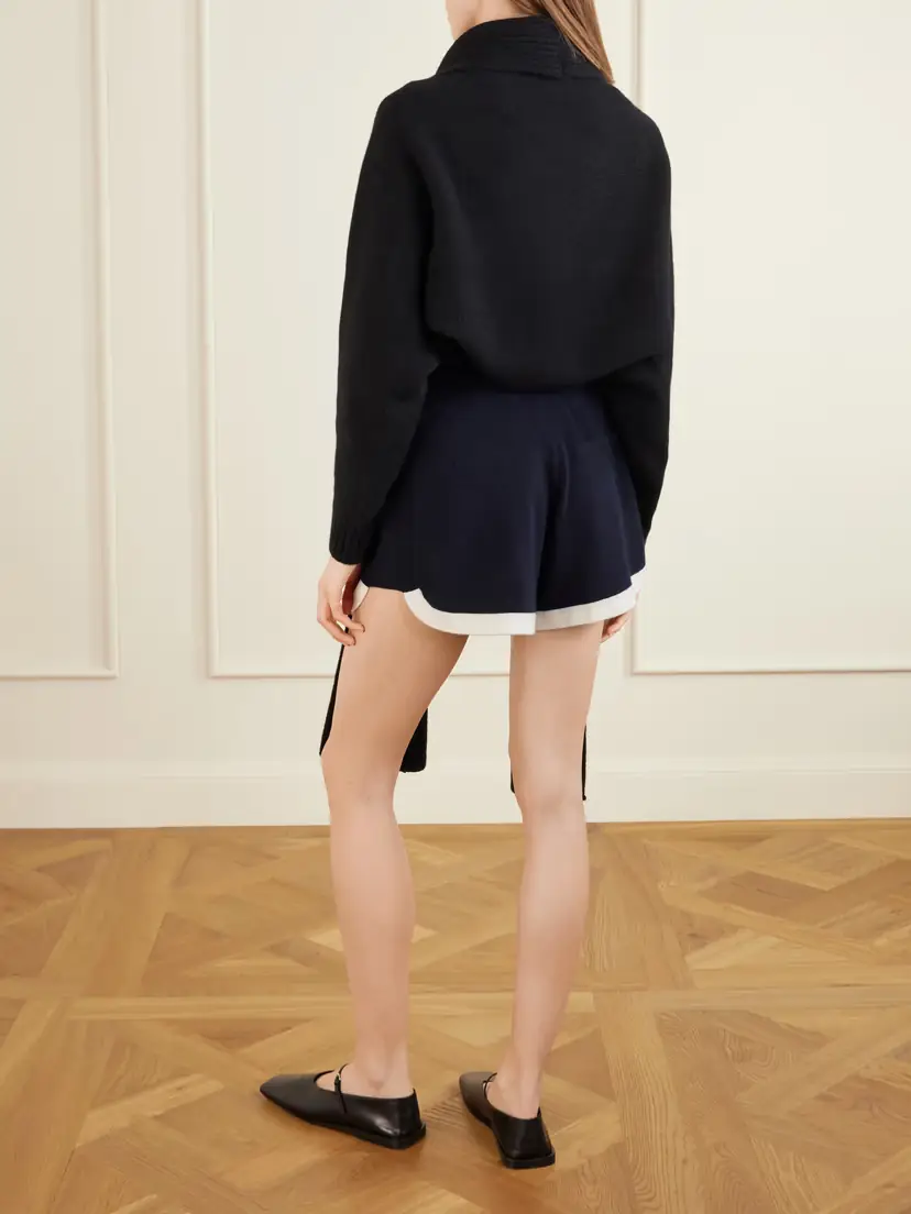 Kallmeyer Suki Shrug Ribbed-knit Wool And Cashmere-blend Cardigan | Thumbnail 3