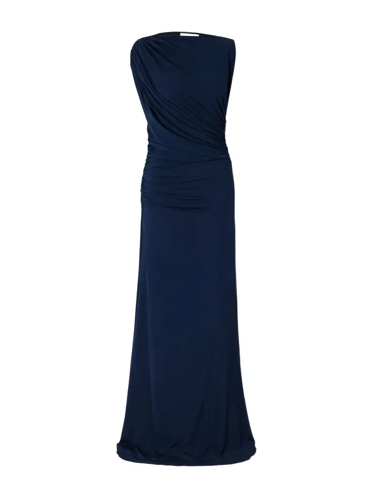 Alex Perry Ruched Draped Jersey Gown | Image 1 Alex Perry Ruched Draped Jersey Gown | Image 1