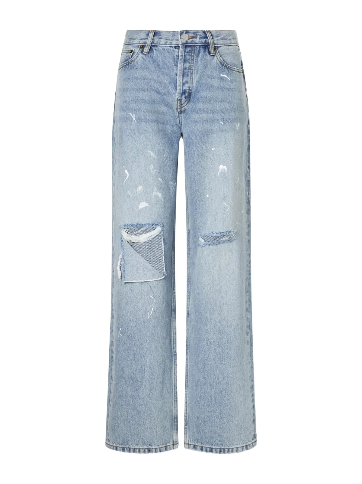 Painter Distressed Mid-rise Straight-leg Jeans Painter Distressed Mid-rise Straight-leg Jeans