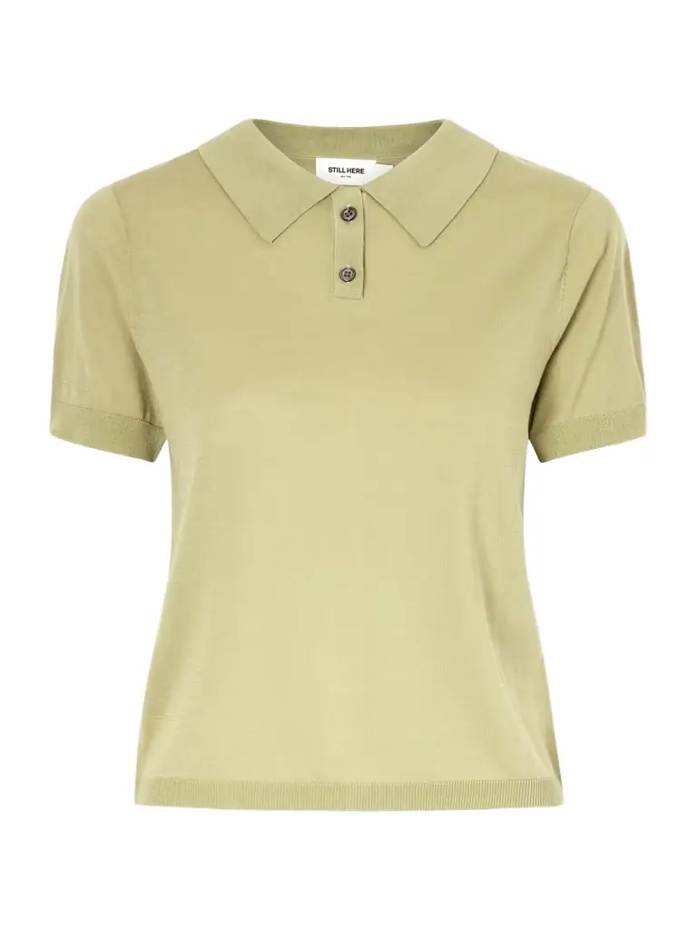 STILL HERE Daughter Jersey Polo Shirt | Image 1 STILL HERE Daughter Jersey Polo Shirt | Image 1