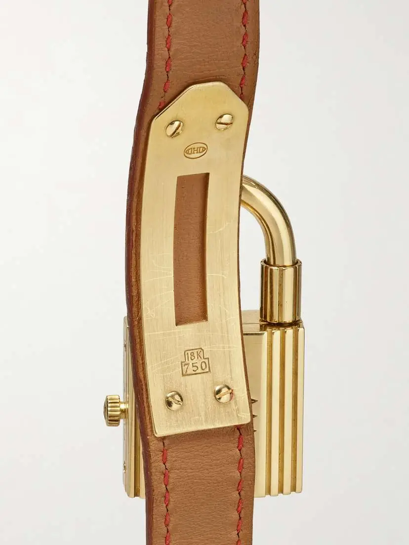 Stephanie Windsor + Hermès Vintage 1995 Kelly 18-karat Gold Diamond Watch (7'' Wrist) | Thumbnail 4 Stephanie Windsor + Hermès Vintage 1995 Kelly 18-karat Gold Diamond Watch (7'' Wrist) | Thumbnail 4