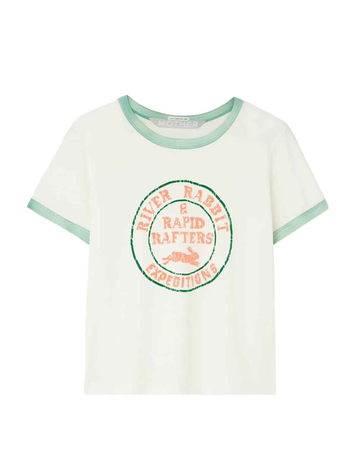 Itty Bitty Cropped Flocked Cotton-jersey T-shirt Itty Bitty Cropped Flocked Cotton-jersey T-shirt