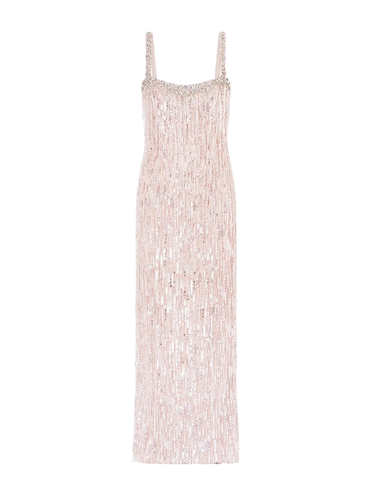 Jenny Packham Fleur Crystal-embellished Sequined Tulle Gown