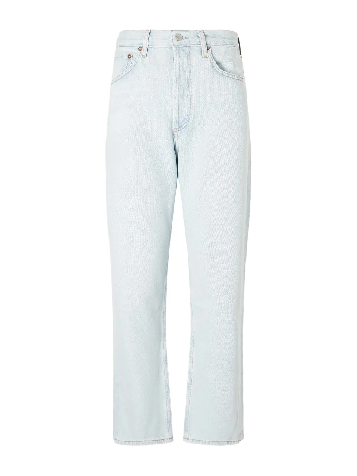 90's Crop Organic Mid-rise Straight-leg Jeans