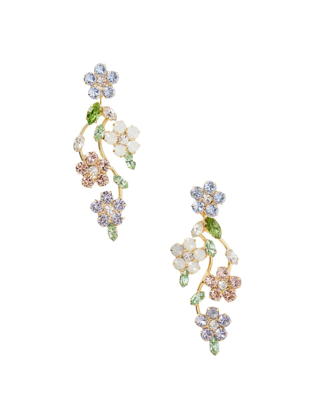 Adeline Gold-tone Crystal Earrings Adeline Gold-tone Crystal Earrings