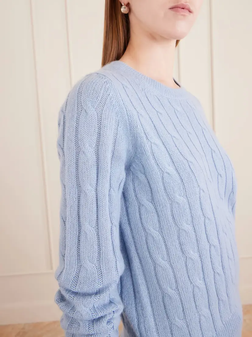 Nili Lotan Silvie Cable-knit Cashmere Sweater | Thumbnail 5 Nili Lotan Silvie Cable-knit Cashmere Sweater | Thumbnail 5