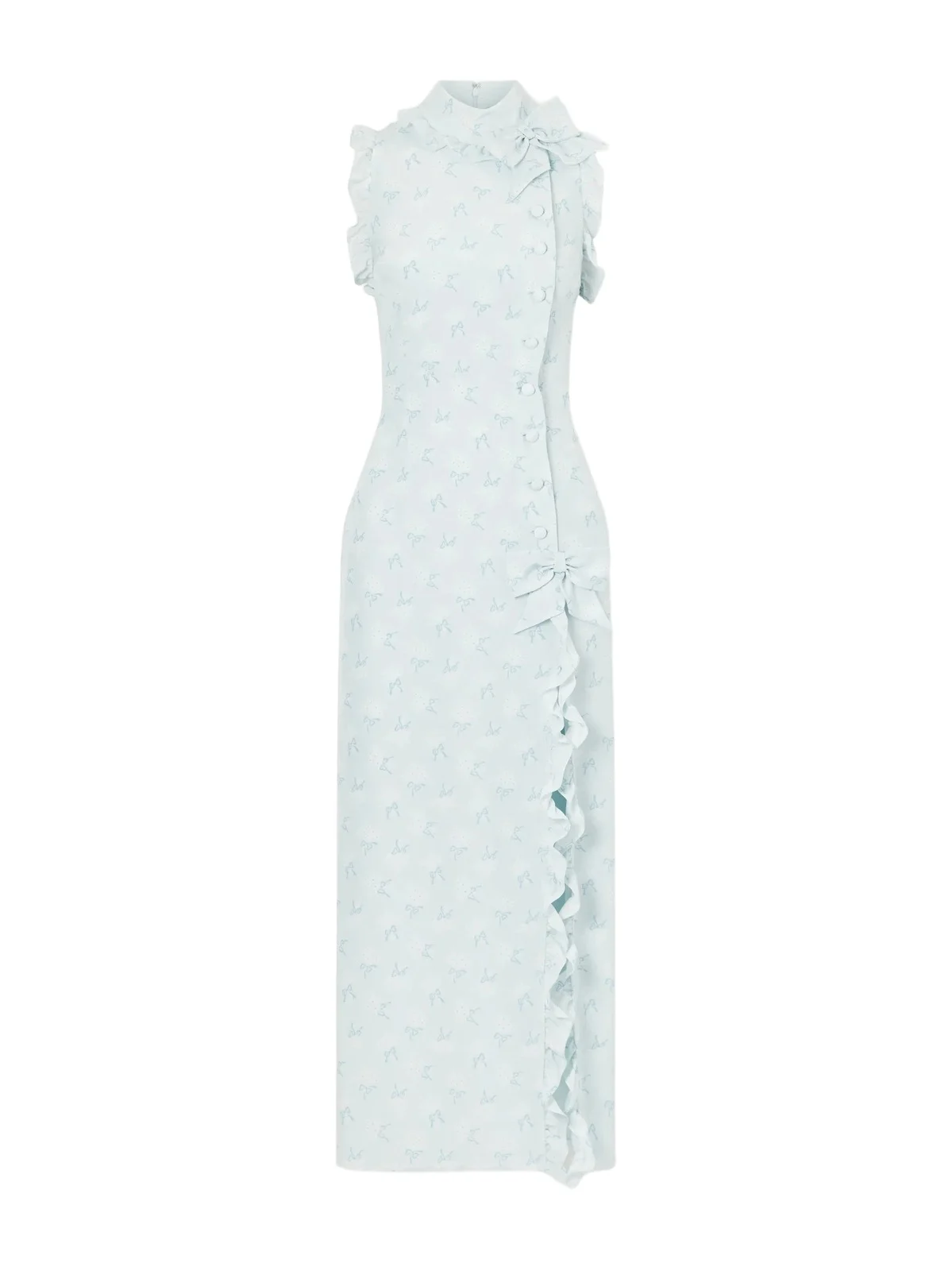 Printed Silk Midi Dress Printed Silk Midi Dress