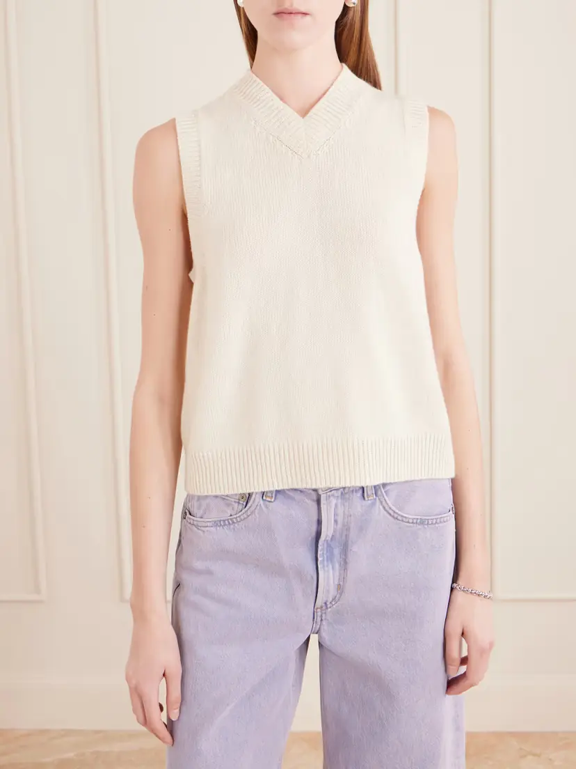 Suzie Kondi Nico Cashmere Vest | Thumbnail 3