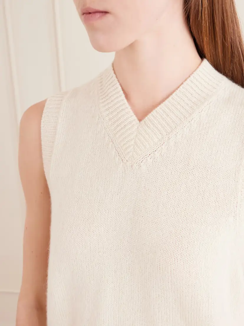 Suzie Kondi Nico Cashmere Vest | Thumbnail 5