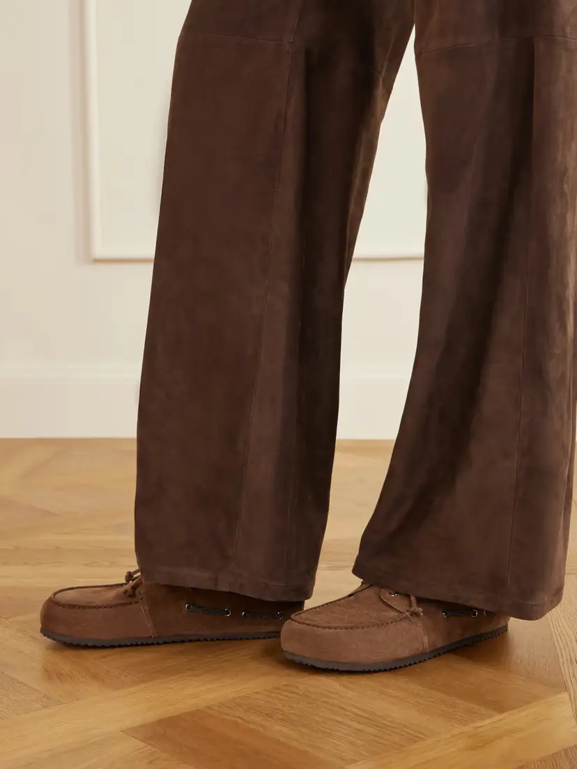 Brunello Cucinelli Suede Slip-on Moccasins | Thumbnail 2 Brunello Cucinelli Suede Slip-on Moccasins | Thumbnail 2