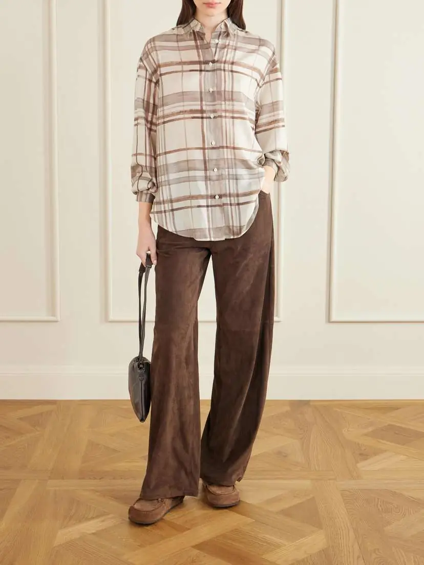 Brunello Cucinelli Suede Slip-on Moccasins | Thumbnail 4 Brunello Cucinelli Suede Slip-on Moccasins | Thumbnail 4