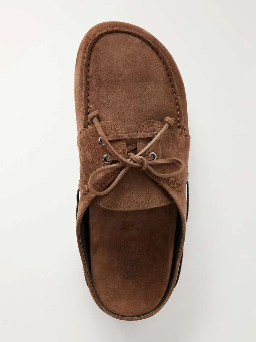 Brunello Cucinelli Suede Slip-on Moccasins | Thumbnail 6 Brunello Cucinelli Suede Slip-on Moccasins | Thumbnail 6