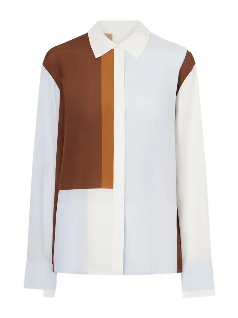 SIR. Marais Printed Silk Shirt | Image 1 SIR. Marais Printed Silk Shirt | Image 1