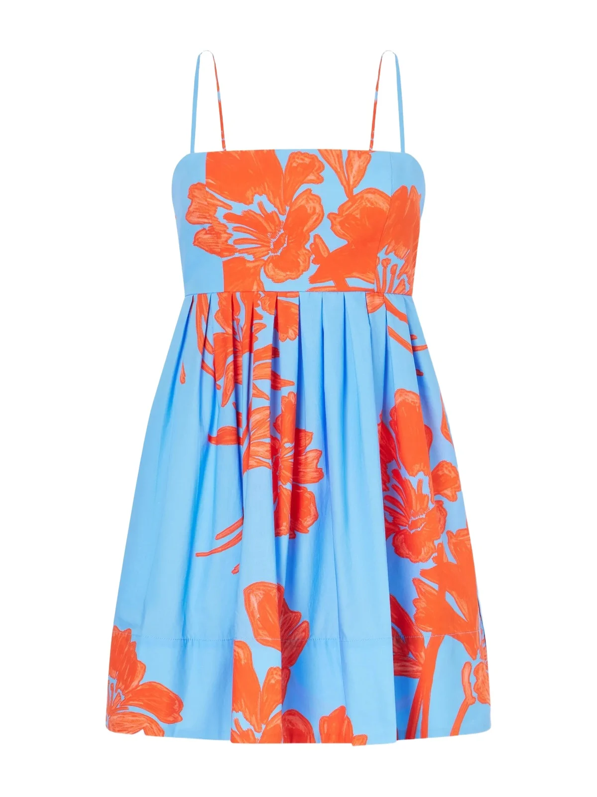 Leo Floral-print Cotton-poplin Midi Dress Leo Floral-print Cotton-poplin Midi Dress