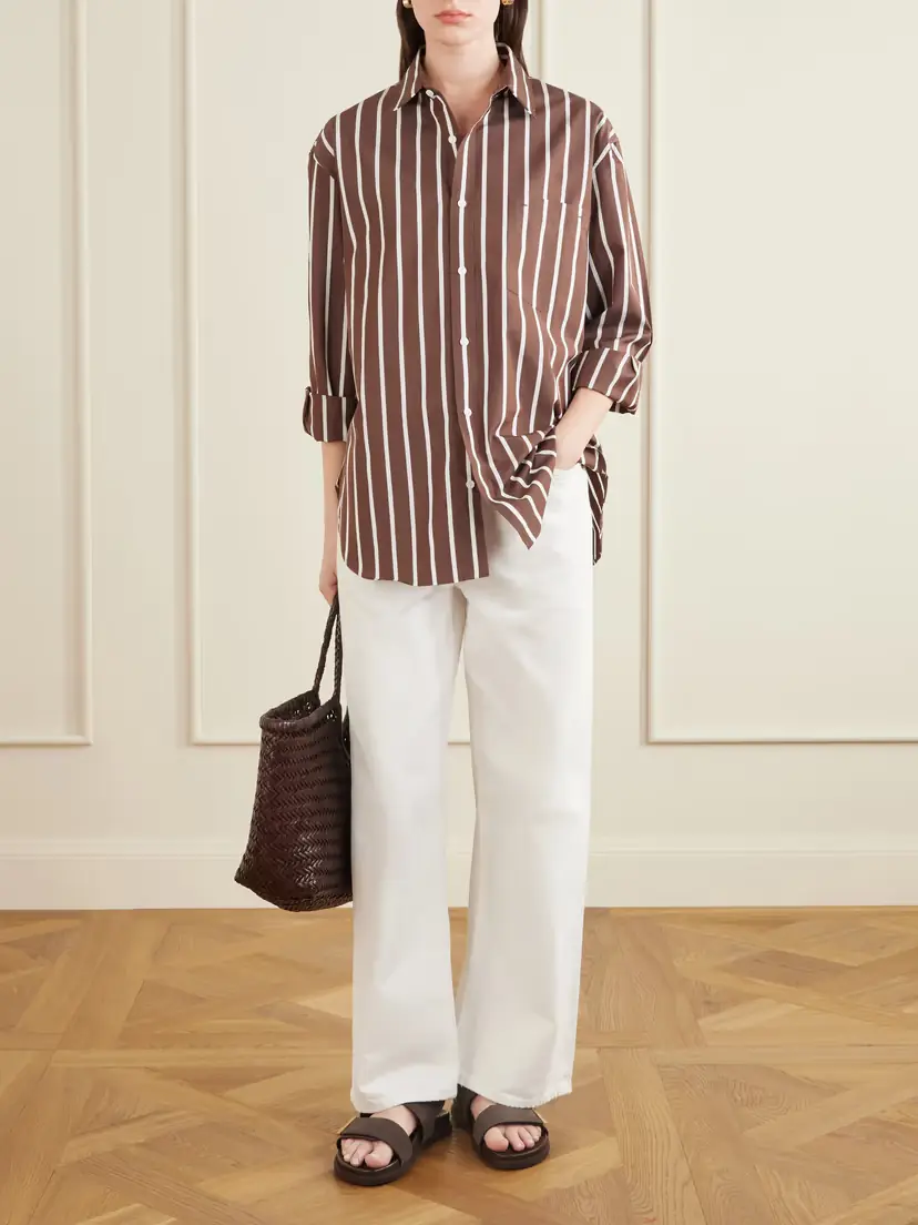 Matteau Striped Organic Cotton-poplin Shirt | Thumbnail 2 Matteau Striped Organic Cotton-poplin Shirt | Thumbnail 2