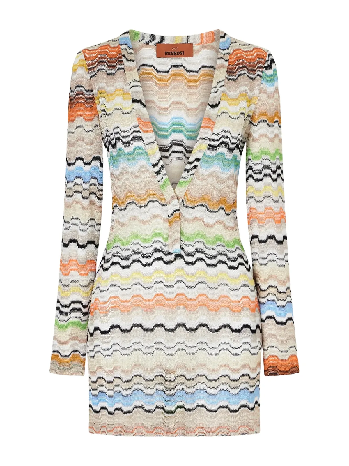 Missoni Striped Crochet-knit Coverup