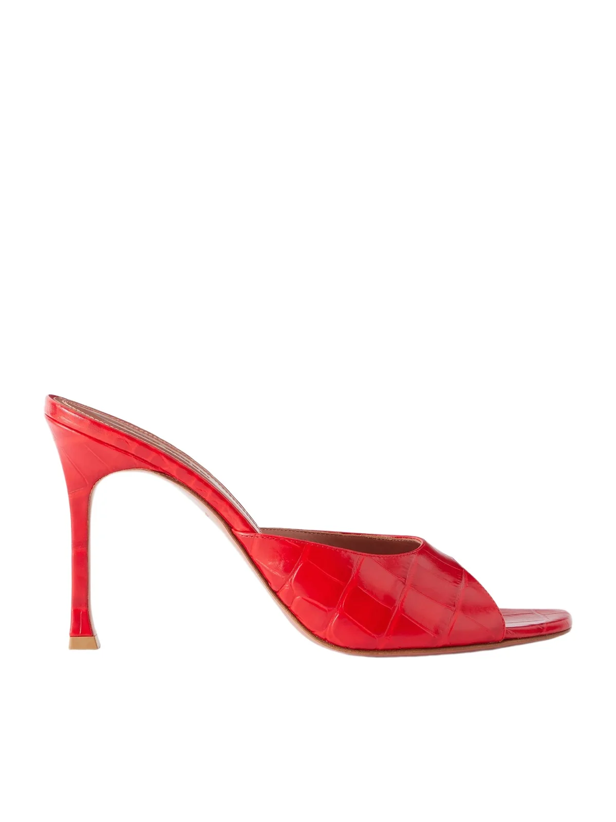 Alexa 95 Croc-effect Leather Mules Alexa 95 Croc-effect Leather Mules