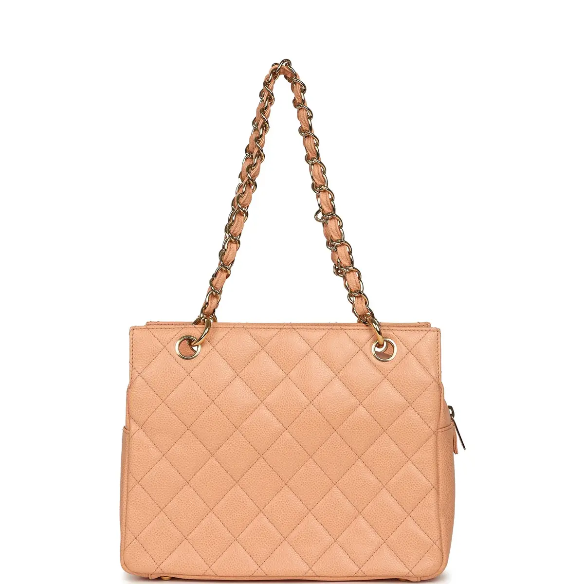 Chanel Vintage Chanel Petite Timeless CC Shopping Tote Pink Caviar Gold Hardware | Thumbnail 4 Chanel Vintage Chanel Petite Timeless CC Shopping Tote Pink Caviar Gold Hardware | Thumbnail 4
