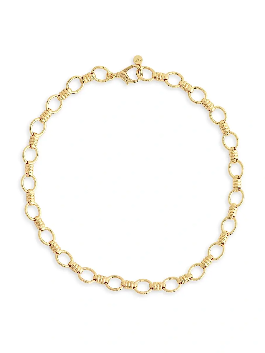Women's Neptune 18K Gold-Plated Chain Necklace - Gold