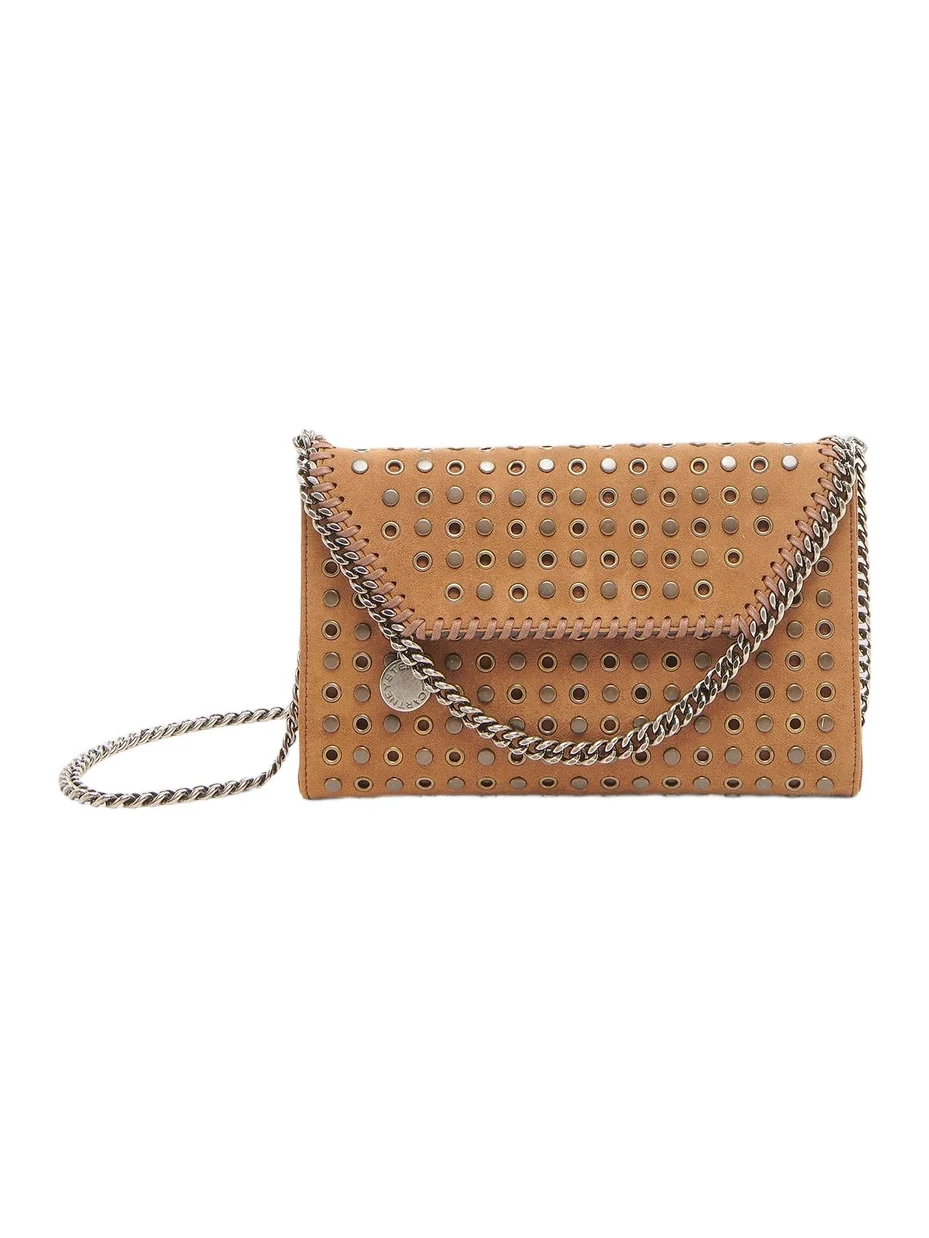 Women's Falabella Studded Eyelet Chain Wallet Women's Falabella Studded Eyelet Chain Wallet