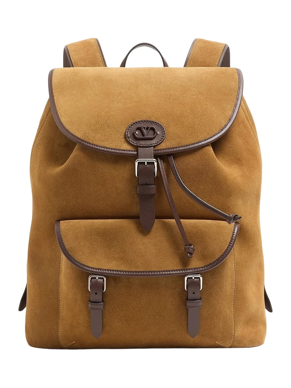 Valentino Men's Antibes Suede Backpack