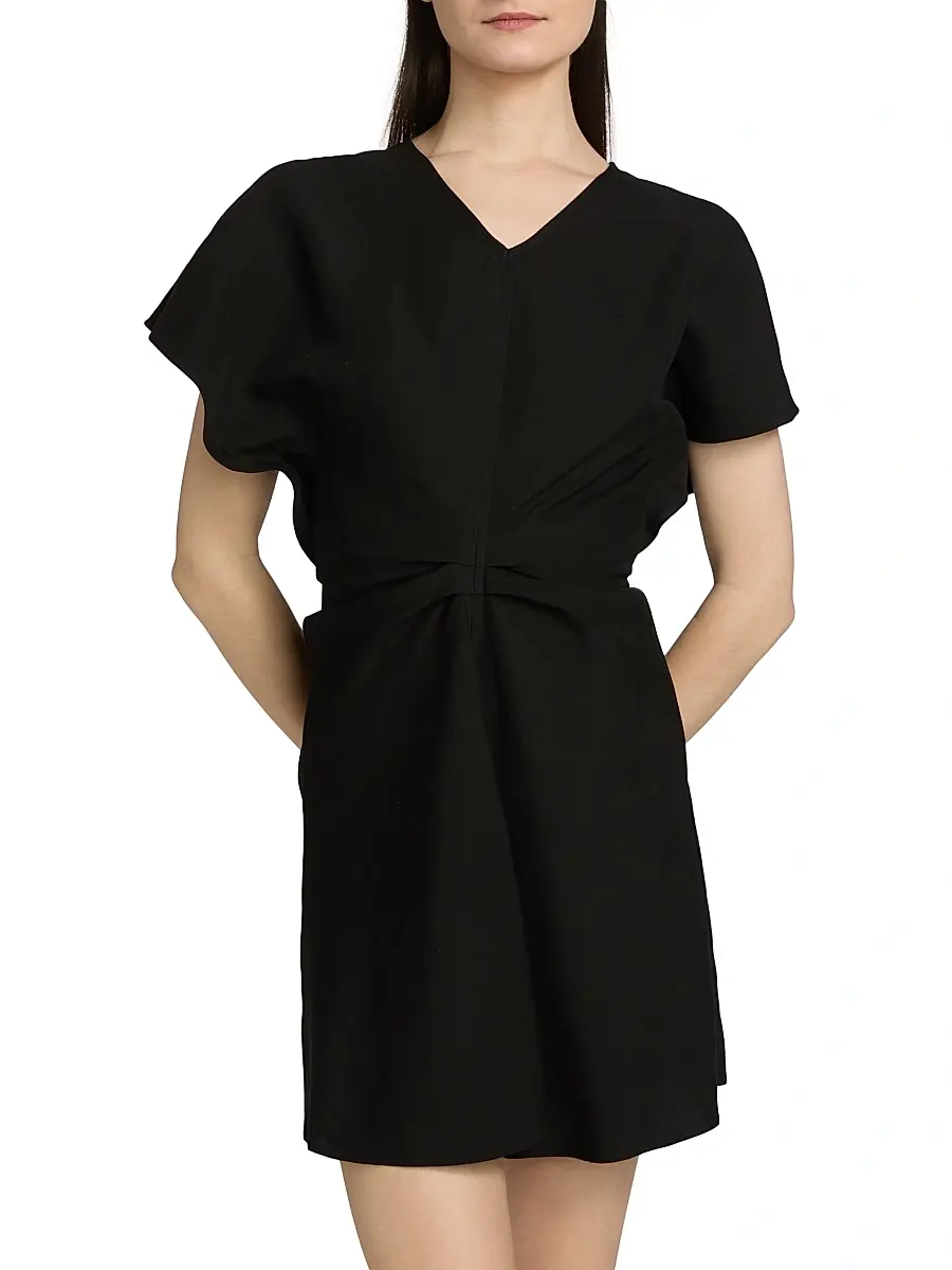 A.L.C. A. L.C. Women's Leni Linen-Blend Minidress | Thumbnail 3 A.L.C. A. L.C. Women's Leni Linen-Blend Minidress | Thumbnail 3