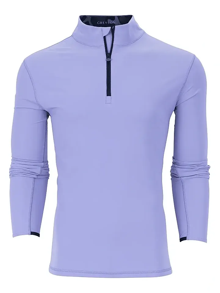 Men's Tate Stretch-Nylon Quarter-Zip Sweatshirt