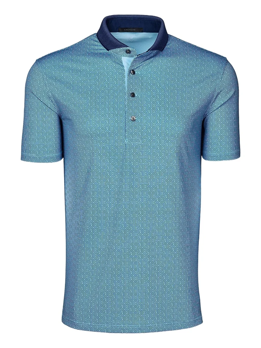 Men's Pathfinder Deco Print Polo Shirt Men's Pathfinder Deco Print Polo Shirt