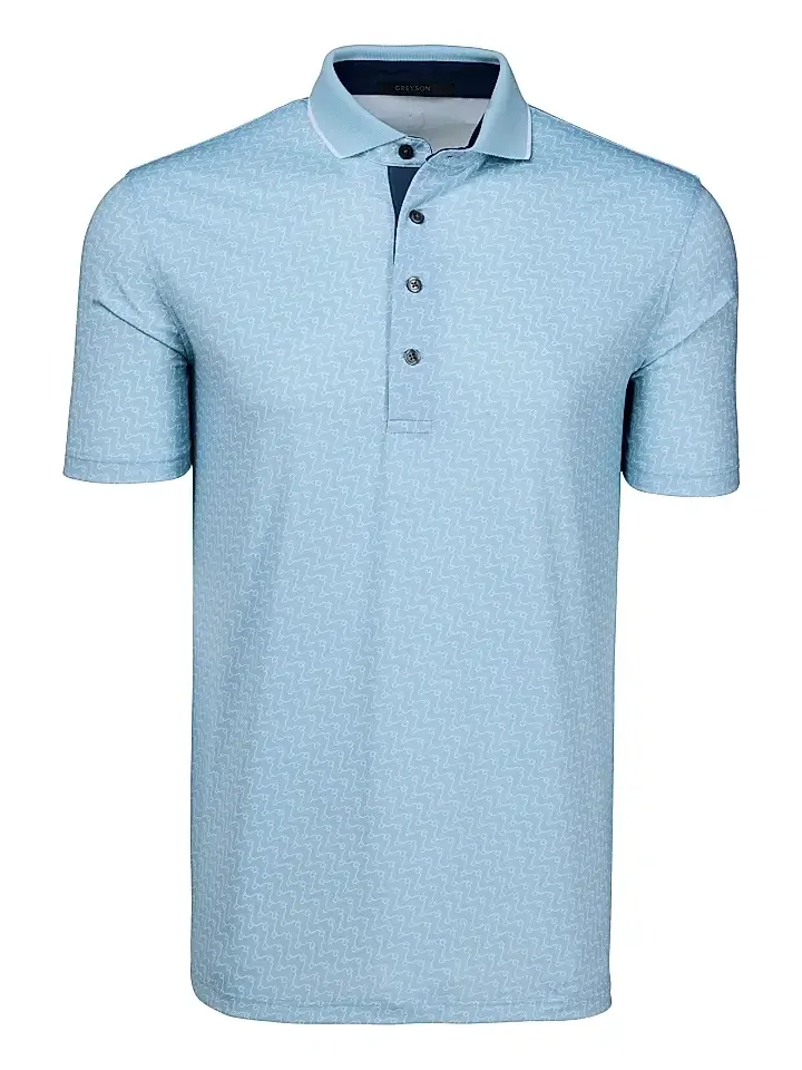 Men's Rogue River Connected G Wave Polo Men's Rogue River Connected G Wave Polo
