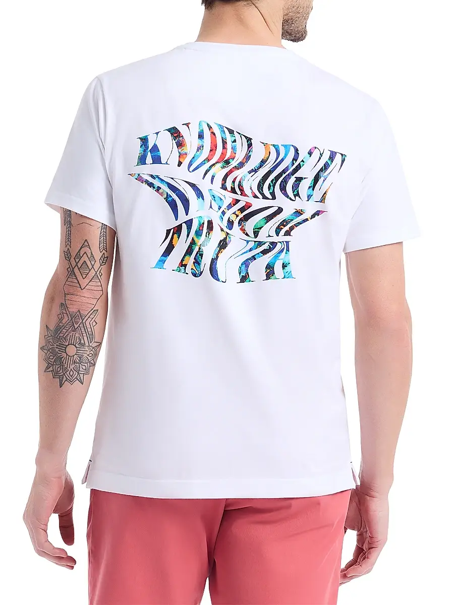Robert Graham Men's Wavy Sips Graphic T-Shirt | Thumbnail 5