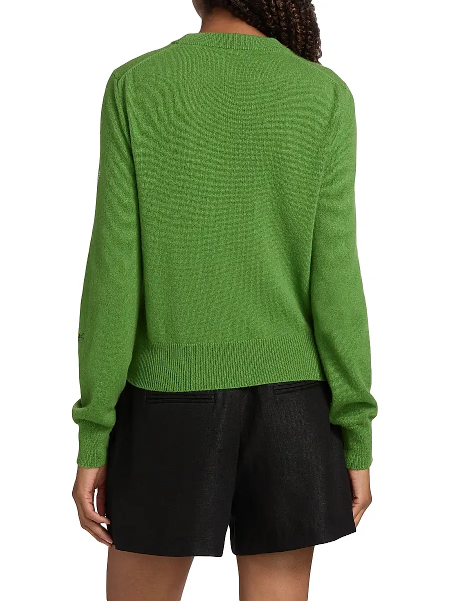 Libertine Women's Buzz Off Shrunken Cashmere Sweater | Thumbnail 5