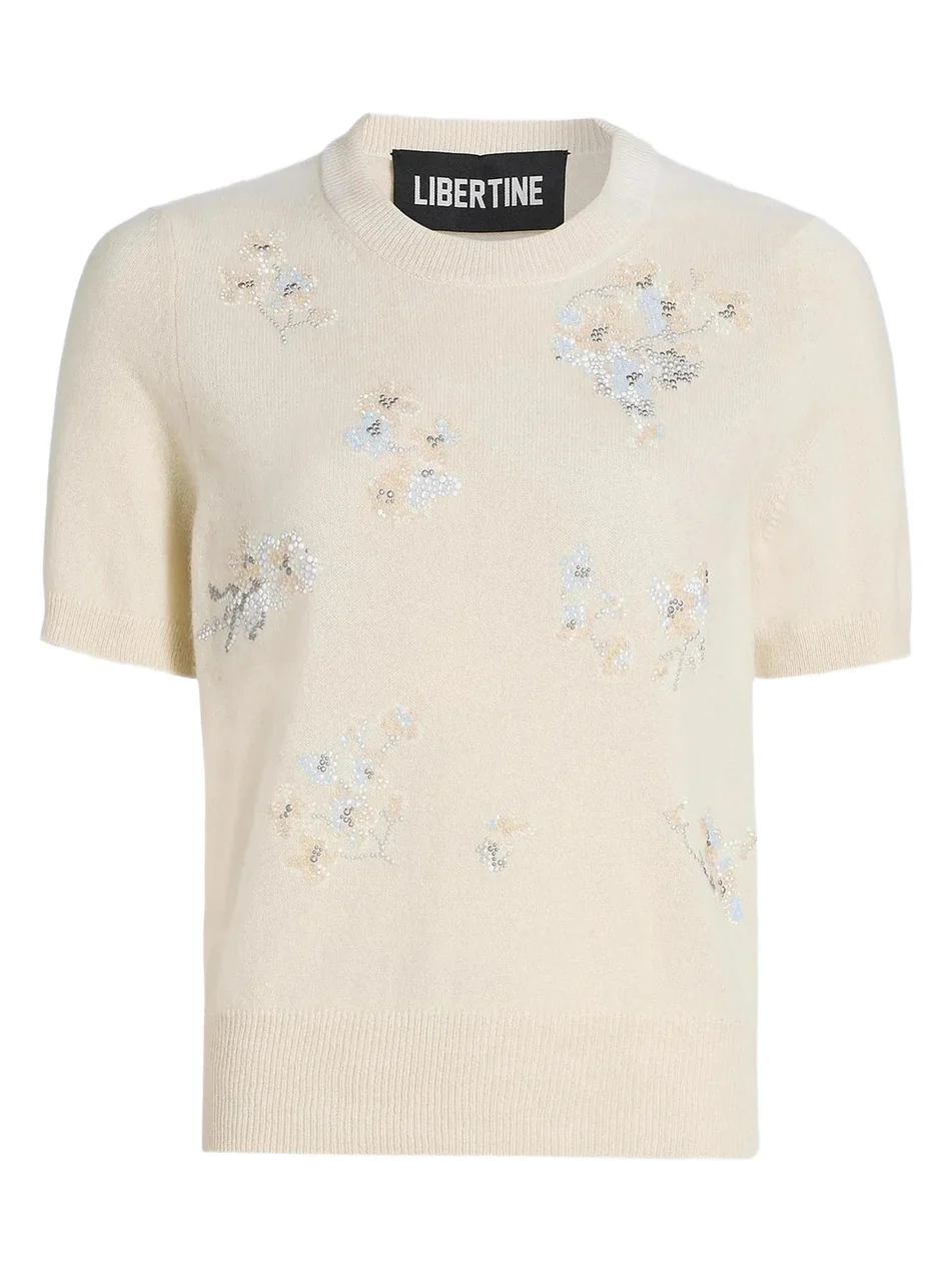 Libertine Women's Porcelain Garden Cashmere Sweater