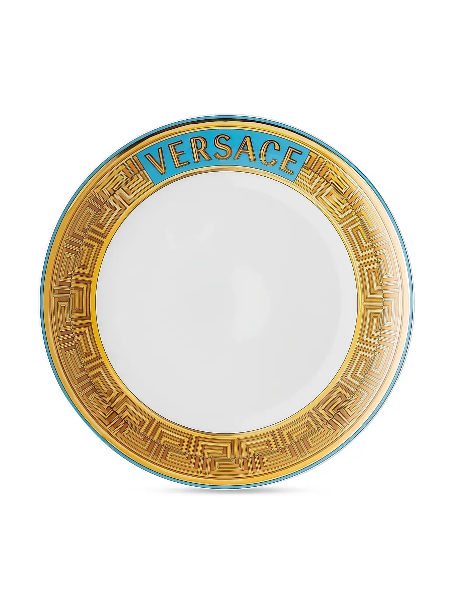 Rosenthal Meets Versace Medusa Amplified Pink Coin Porcelain Salad Plate | Thumbnail 2 Rosenthal Meets Versace Medusa Amplified Pink Coin Porcelain Salad Plate | Thumbnail 2